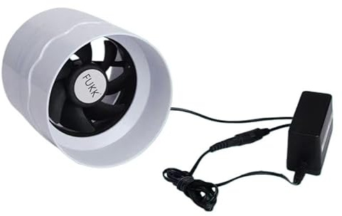 DIKAMAN Extractor de aire de 4 pulgadas for techo, ventana, baño, inodoro, cocina, conducto, ático. Para baño y dormitorio