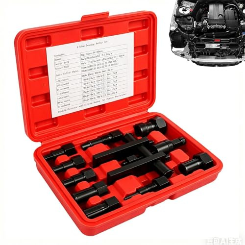 Extractor de rodamientos interiores de motocicleta, mango antideslizante de ajuste preciso y resistente, kit de herramientas de extracción de rodamientos de rueda de motocicleta, para mecánicos