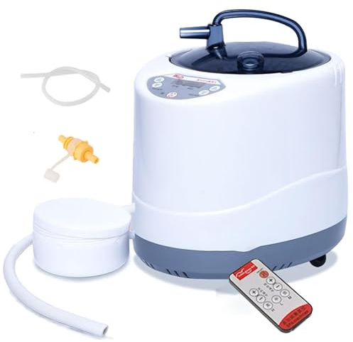 4L Portable Sauna Steamer Machine for Home Use, Personal Sauna Pod with Fast Heating & Quiet Operation – Adjustable 9-Level Steam Settings, Fits Most Sauna Tents & Barrels