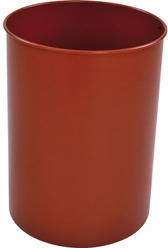 kaiserkraft FRANKEL Corbeille à papier | en acier | ronde | capacité 30 l | h x Ø 470 x 335 mm | rouge