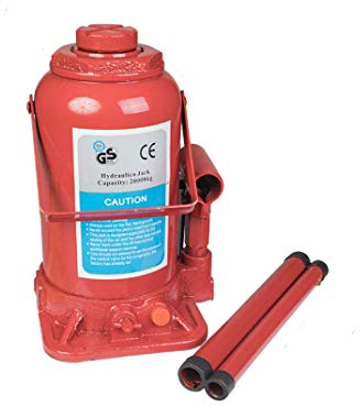 20 Ton Tonne Red Bottle Jack Hydraulic Compact Powerful HGC Agriculture Tractor