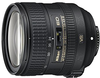 Nikon AF-S NIKKOR 24-85mm f/3.5-4.5G ED VR - camera lenses (Standard zoom, SLR, 16/11, Auto/Manual, 3.5 - 4.5, 24 - 85 mm) (Renewed)