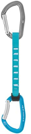 PETZL - Cinta exprés DJINN AXESS - Unisex, Turquesa, 17 cm