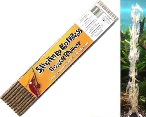 Shrimp-Lollies Insect Power (10 Stück) Proteine Garnelen Futter Sticks