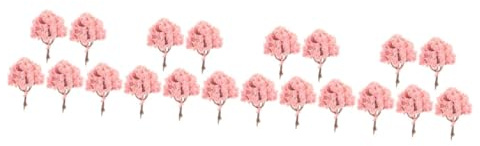 iplusmile 4 Series Adorno De Árbol De Cerezo En Miniatura para Jardín De Hadas Modelo De Árbol Artificial Decoración De Paisaje Minimodelo De Árbol Paisaje Árboles De 5 Piezas x 4