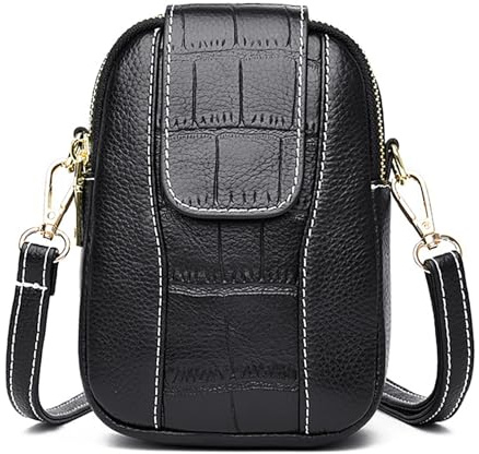 LassZone Small Crossbody Bag for Women Cross Body Phone Bag Vegan Leather Cell Phone Wallet Purses Mini Shoulder Handbags with Adjustable Strap
