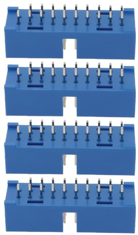 ECSiNG 4 Pezzi Connettore PCB Con Intestazione Maschio USB 3.0 A 19 Pin Di Ricambio Per La Maggior Parte Delle Schede Madri Dei Computer Desktop PC Che Hanno Un Connettore A 19 Pin