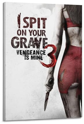 JJKKLB I Spit On Your Grave Movie Poster Poster Decorative Painting Canvas Wall Posters And Art Picture Print Modern Family Bedroom Decor Posters 20x30inch(50x75cm)