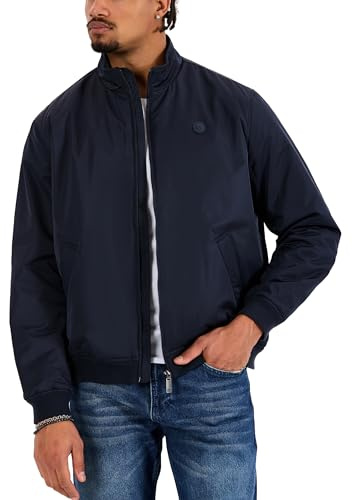 Redbridge Giacca da mezza stagione da uomo, leggera, con colletto alto e chiusura lampo, per il tempo libero, per la primavera e l'autunno