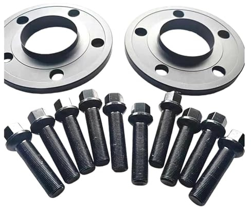 Auto rad distanzscheiben 2 Stück Hubcentric Spurverbreiterungen 20 mm 5 x 112 PCD 66,6 mm CB M15 x 1,25 Kugelsitzschrauben für C-Klasse für W205 für E-Klasse