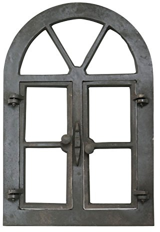 Stallfenster Fenster zum Öffnen Scheunenfenster grau Eisenfenster 59cm wie Antik