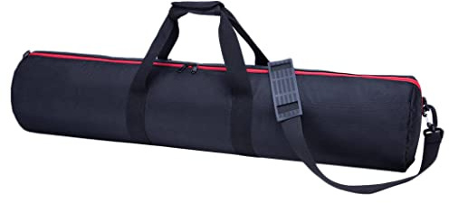 P Prettyia 65/80/100/120 cm Oxford Stoff Stativ Tasche Fotografie - schwarz, 80 cm × 18 cm