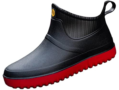 GURGER Gummistiefel Herren Damen Kurzschaft Wasserdicht Rutschfest Regenstiefel