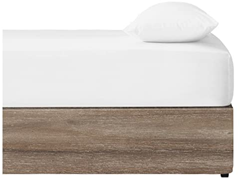 Super Dreamer Spannbettlaken für King-Size-Bett, einfarbig, mit elastischen Ecken, Polyester-Stoff (11796077), (W 154 x L 200cm) Weiß