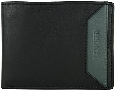 LANCETTI Portafoglio Uomo in Vera Pelle, Con Portamonete e Scatola