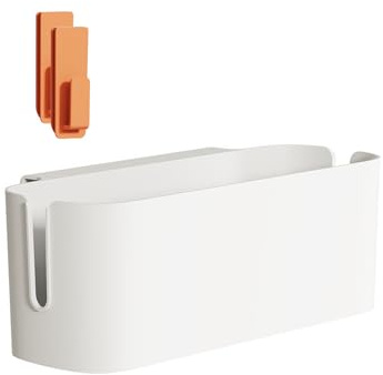 Lusacy Bett organizer zum Einhängen, Betttasche zum Einhängen, Nachttisch Bett Einhängen, Bettablage zum Einhängen mit 2 Abnehmbarer Haken für Büro, Schule, Zuhause, Wohnheim, Etagenbett, Zimmer
