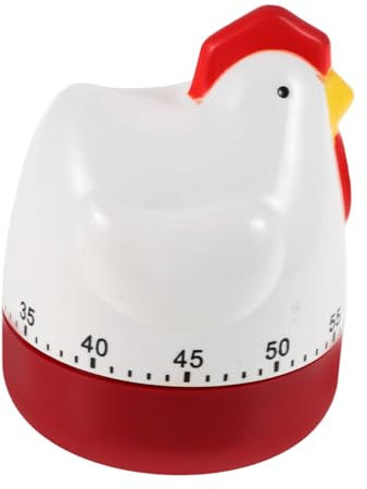 Ciieeo Huhn 2st Küchenuhr Eieruhren Hähnchen-küchentimer Aufziehen Kinderwecker Form-Timer Timer Zum Timing-Tool Für Die Mechanische Rotierender Timer Sanduhr Plastik