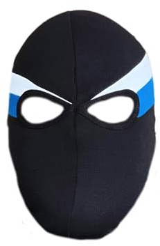 PGWEAR Sturmhaube „Stripe“ – Balaclava aus Baumwolle mit Lycra, elastisch & atmungsaktiv – Streetwear & Outdoor Maske – Made in Europe