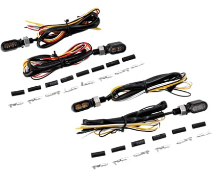Set: 4x Mini-LED Little Bronx Blinker, mit Positions-, Brems- und Rücklic