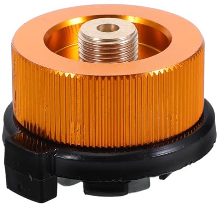 PHENOFICE Gasadapter Campingkocher Adapter Outdoor Gaskartuschen Anschluss Flach 11mm Außengewinde EIN klick Schalter Kompakt Leicht Kompatibel