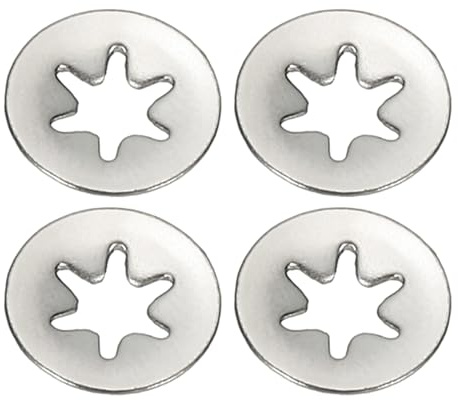 PATIKIL Rondelles Frein Étoile À Dents Internes M3, 150 Pièces Rondelles De Blocage Rapide En Acier Inoxydable 304 Pour Fixation, Argent