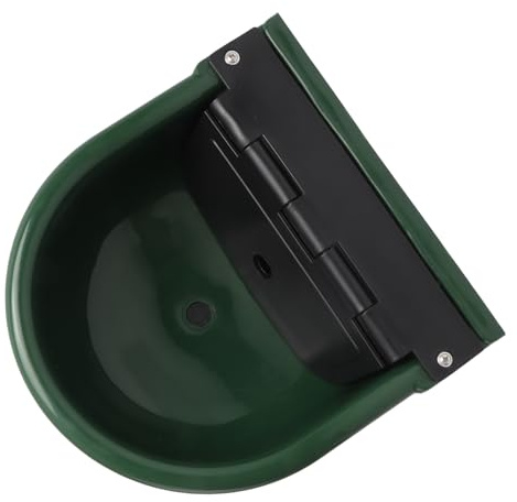 Gsycle Horse Drinking Water Bowl, Automatic Float Plastic Valve Water Trough Bowl Livestock Drinking Bowl Horse Dog Waterer for Cattle Sheep