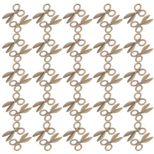 Veemoon 50 Ciseaux Miniatures en Métal Cuivré pour Maison de Poupée Accessoires Réalistes de Couture, Mini Outils Décoratifs pour Projets de Modélisme et Micro-paysages, Lot de 50 Pièces