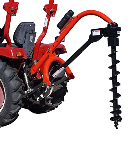 Tool Tuff Pole-Star 650 3-Pt Tractor 3-Point Post Hole Digger W/ 9 Auger
