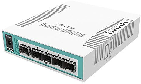 Mikrotik CRS106-1C-5S network switch Gigabit Ethernet (10/100/1000) Power over Ethernet (PoE) White