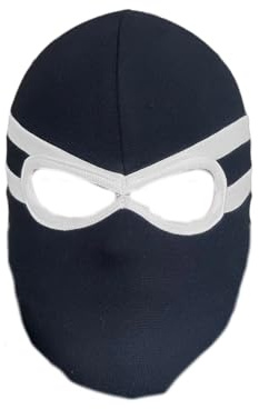 PGWEAR Sturmhaube Clash – Klassische Balaclava mit farbigem Augenstreifen – Gesichtsmaske aus Baumwolle & Lycra Made in Europe
