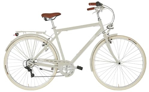Alpina Bike Bonneville Bicicleta de Ciudad para Hombre, Gris Grava, 55 cm
