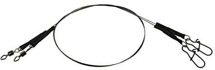 DAM Fz Effzett Kink-Free Titanium Leader 30cm 15kg 56401 Stahlvorfach