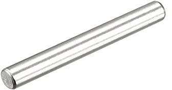 sourcing map 20stk. Dübelstift 304 Edelstahl Silberton 3mm x 25mm | Holz Etagenbett Zylinderstift Passstifte Regal Heringe Stützregale