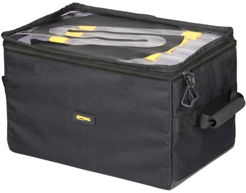 Spro Predator Box Bag 37x24x23cm - Angeltasche + 4 Köderboxen für Raubfischangler, Kunstködertasche zum Bootsangeln, Bootstasche für Kunstköder, Tasche