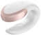 Satisfyer Double Love App Paar-Vibrator mit Fernbedienung | Aus medizinischem Silikon | Sex-Spielzeug für Frauen & Paare | Erotisches Damen Toy in weiß
