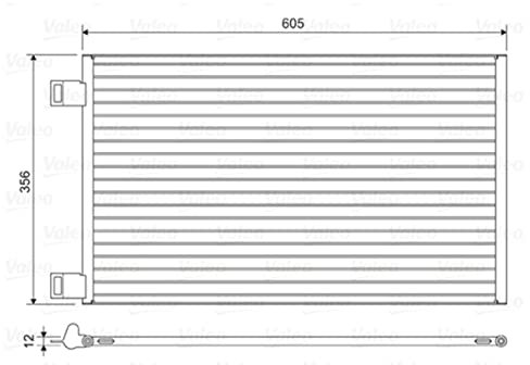 VALEO Condenseur de climatisation 822553