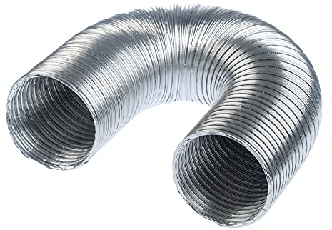 Steinberg14 Alluminio Ø 80mm / 1.5metri Tubo Flessibile di Scarico - Tubo di Ventilazione Uscita Scarico Elemento Sistema di Alimentazione Aria Calda