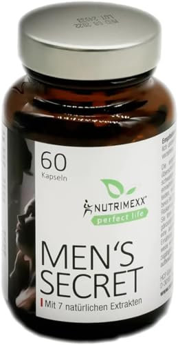 Men's Secret Kapseln mit L-Arginin, Maca und Ginseng - Manneskraft Vitalkomplex