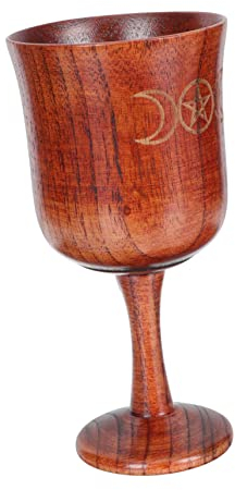 STOBAZA Holz Heiliger Becher Ritualbecher Tischbecher Tassendekor Retro Stil Dekoration Für Anbetung Zimmer Büro Ornament Klein Gegenstände Aufbewahrung
