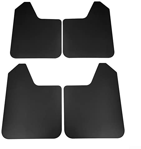 4 PZ Parafango Universale Auto Paraspruzzi Parafango Per Auto Pickup SUV Van Camion Parafango Paraspruzzi Parafanghi Trappole Sporche Nero