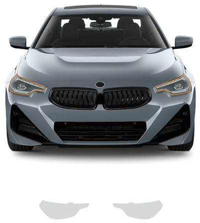 FDAIUN Lámina protectora de pintura para faros delanteros PPF para BMW Serie 2 Coupé M Sport 2022 2023 TPU PPF lámina protectora transparente accesorios 2 unidades
