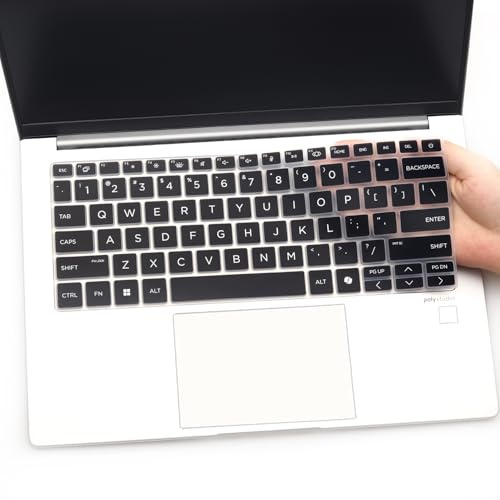 Keyboard Cover for 2026-2024 New HP EliteBook 640 645 G11 14'', HP EliteBook 1040 G11 14 inch Laptop US Layout Keyboard Skin-Black