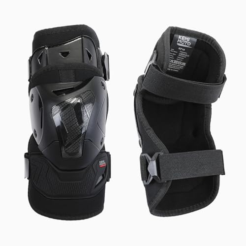 KEMIMOTO CE Nivel 1 - Rodilleras protectoras para motocicleta para hombre, deportes de potencia, motocross/carreras/motocross, motocross, motocross, motocross, motocross, motocross, motocross,
