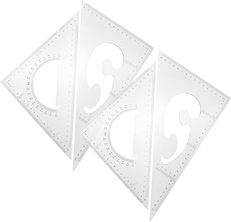 VILLFUL Multifunktionale Geometrische Lineale Aus Kunststoff Messlineale Und Messwerkzeuge Für Zeichen Und Messprojekte
