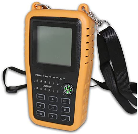 Buscador de satélite, medidor de señal, SH-31HD DVB-S2 S2X T2 HD Digital Combo Buscador de satélite y medidor Satfinder Buscador de señal satelital para ajustar la antena parabólica de TV(SH-310HD S2