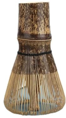 Batidor Matcha, Batidor de Polvo Reutilizable, Agitador Matcha, Juego de Batidor Matcha, Accesorios para té, Juego de Batidor Matcha (Zizhu 120 Benli)