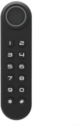 Serrure de porte électronique avancée offrant un accès sécurisé via la biométrie et les applications mobiles (style vertical A)