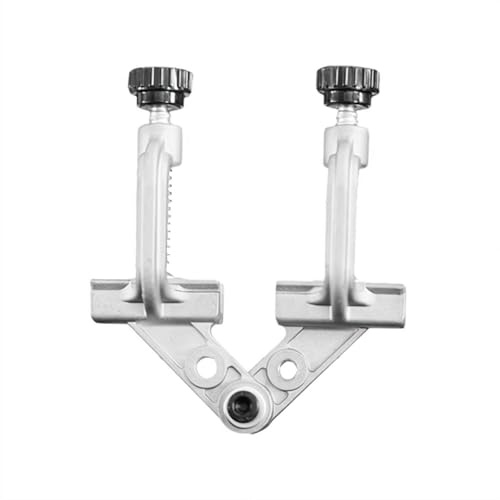 Adjustable Tube Clamp for Welding and Woodworking, 10-180° Adjustable Tube Welding Clamp, Aluminum Alloy Right Angle Corner Clamps for Woodworking, Cabinet Making (Silver B 1pcs)