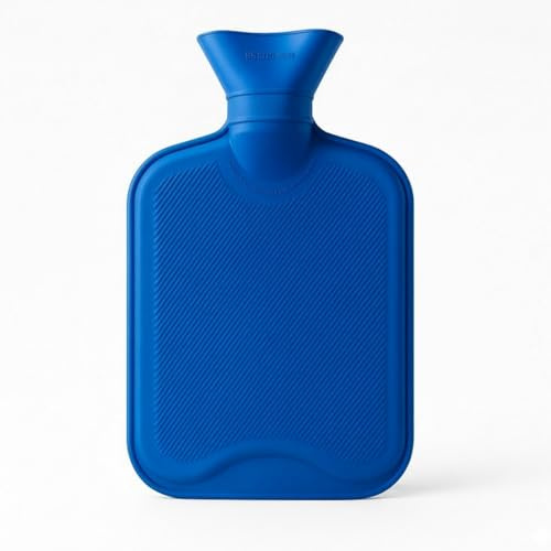 2 Litter Hot Water Bottle Hot Cold Therapy Hot Bag Neck Shoulder Ache Muscles Cozy Nights Leakproof Pain Relief Period Cramps Warmer Refillable Heat Bottle Twist Cap Assorted Colors(Pack of 1)