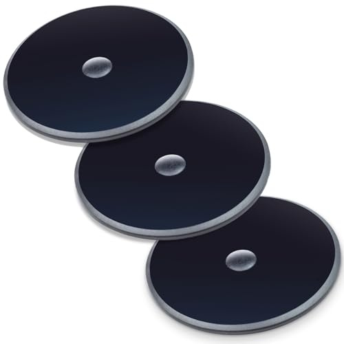 Digicharge 3-Pack Självhäftande Instrumentbräda Dyna Monteringsskiva för Sugkopp Telefonmontering och Garmin/TomTom Satellit Nav GPS-Fäste | 80 mm, 3 Tum Bred Diameter 3 m VHB Llistermärke 3 st